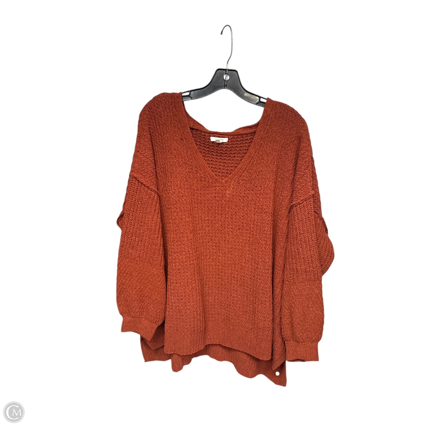 Sweater By Maurices In Orange, Size: 2x