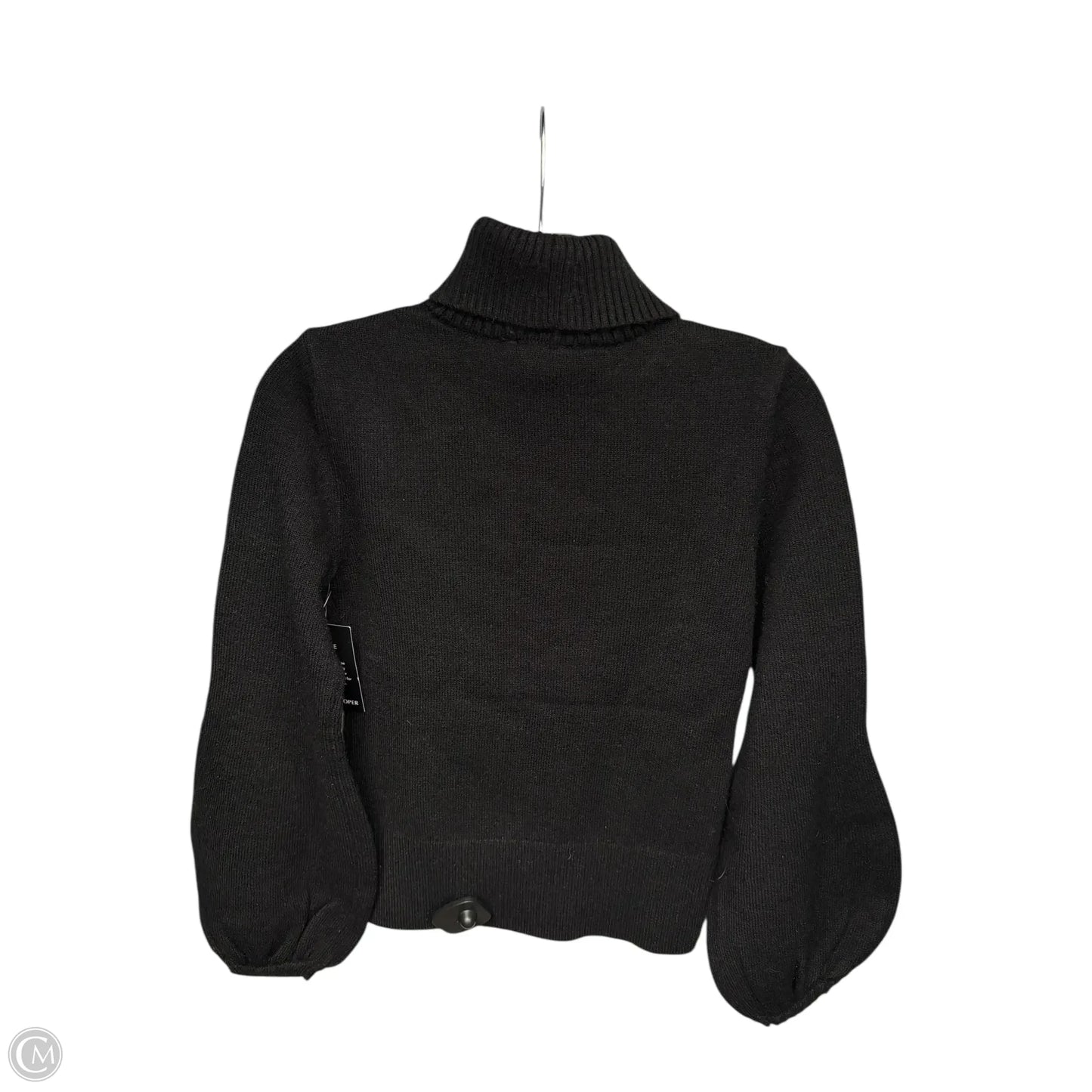 Sweater By Boston Proper In Black & Green, Size: Xxs