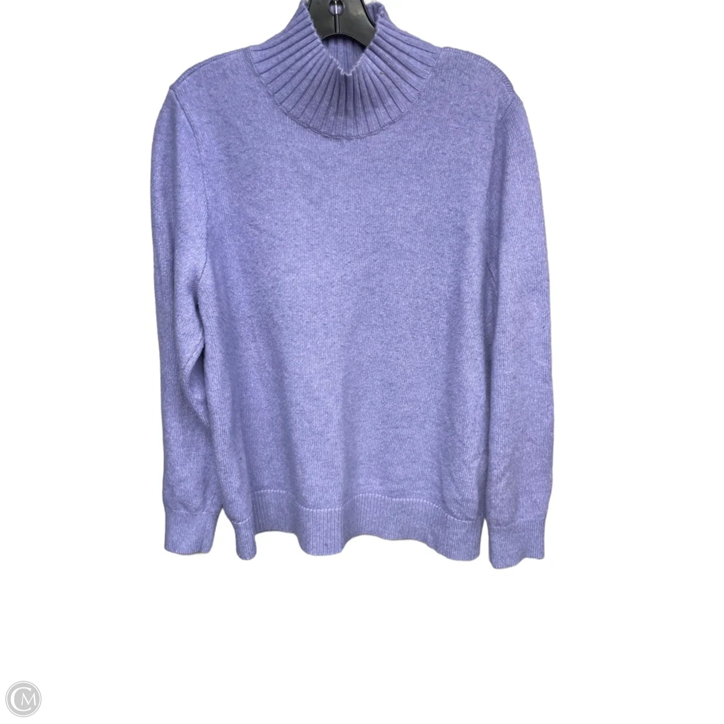 Sweater By Loft In Purple, Size: Xl