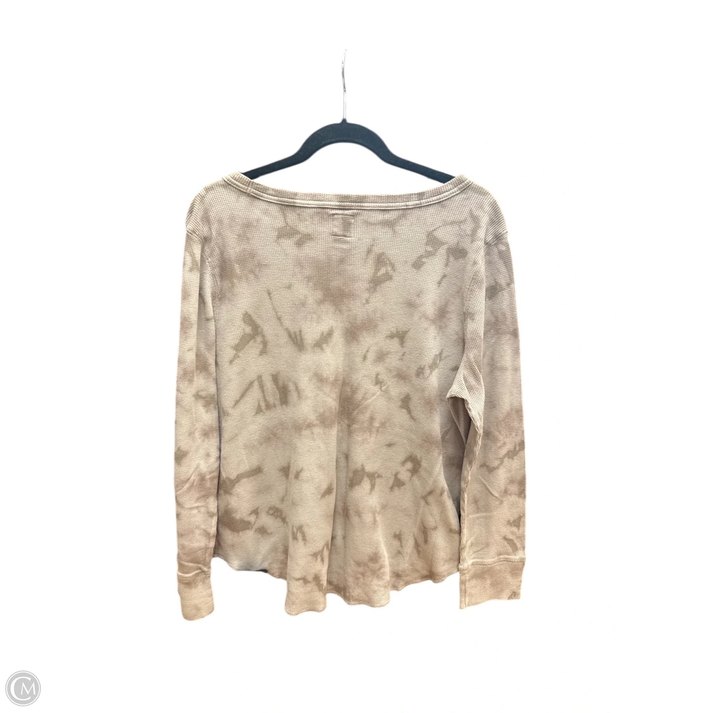 Top Long Sleeve Basic By Gap In Brown, Size: Xl