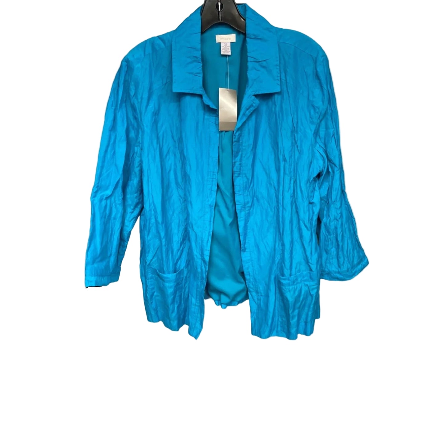 Blazer By Chicos In Blue, Size: Xl