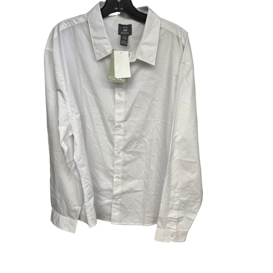 Top Long Sleeve By H&m In White, Size: Xxl
