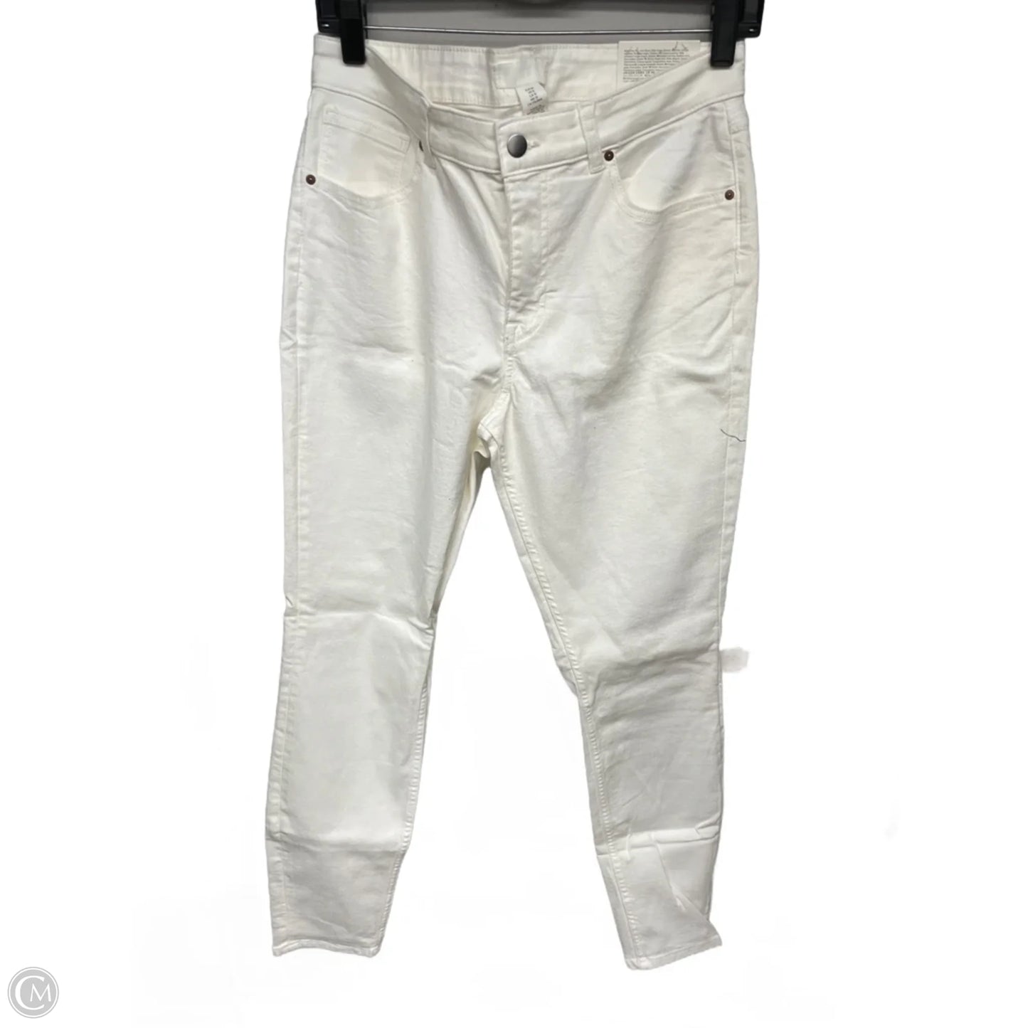 Jeans Skinny By H&m In White, Size: 12