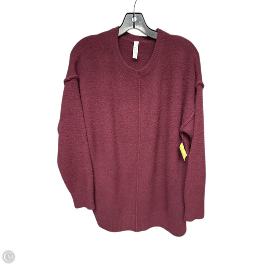 Sweater By Stylus In Maroon, Size: S