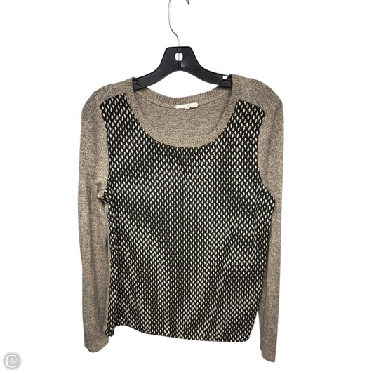 Sweater By Le Lis In Black & Grey, Size: S