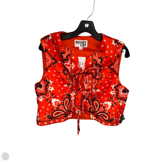 Vest Other By Bucketlist In Black & Red, Size: S