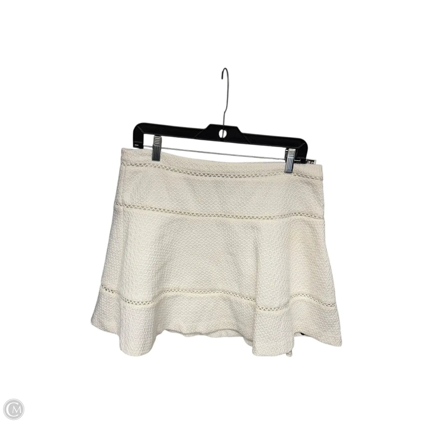 Skirt Midi By Banana Republic In Cream, Size: 10