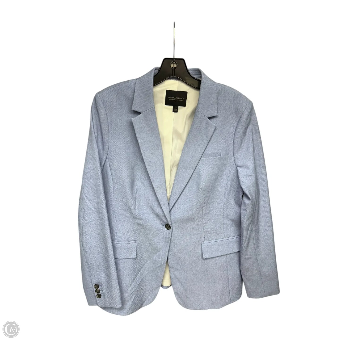 Blazer By Banana Republic In Blue, Size: 12