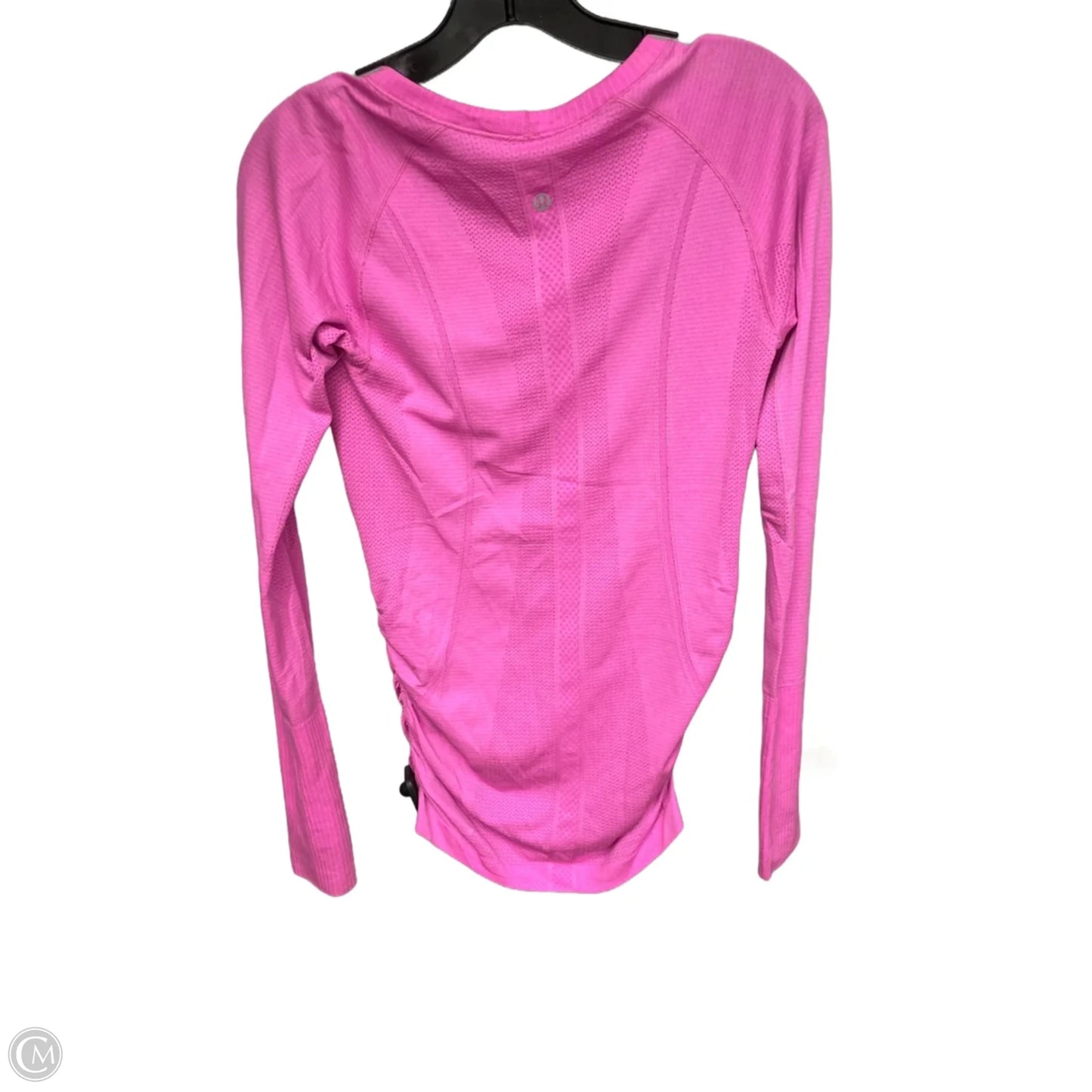 Athletic Top Long Sleeve Crewneck By Lululemon In Pink, Size: 6