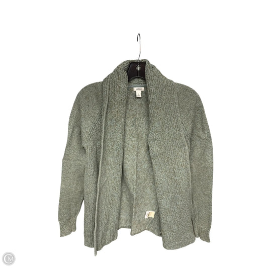 Sweater Cardigan By L.l. Bean In Green, Size: S