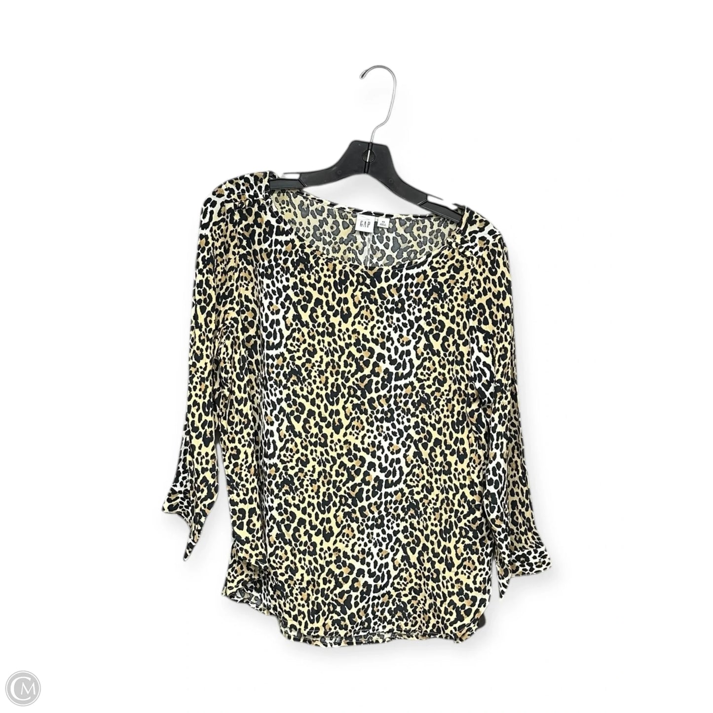 Top Long Sleeve By Gap In Animal Print, Size: Xs