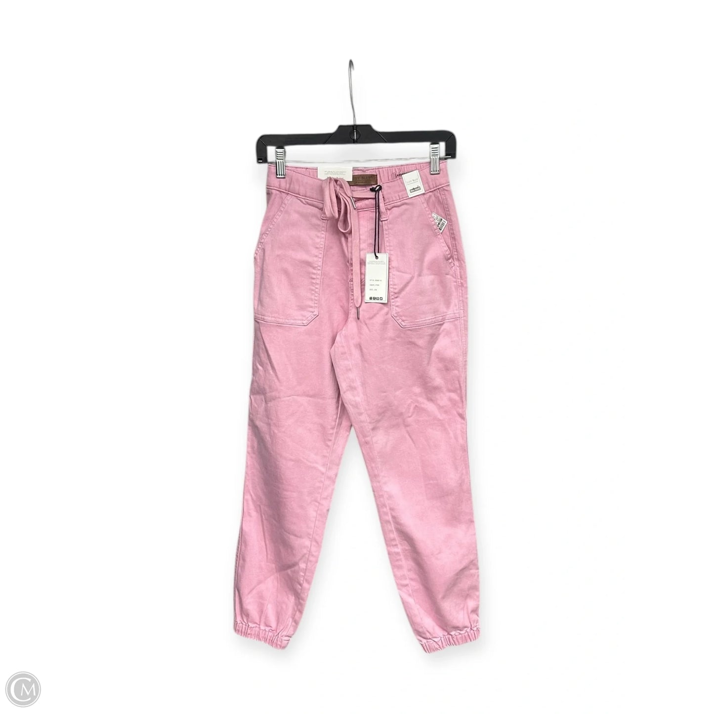 Pants Joggers By Judy Blue In Pink Denim, Size: Xs