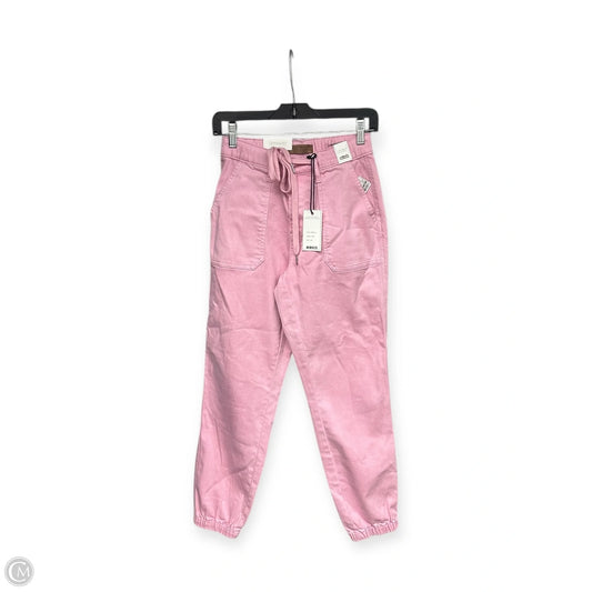 Pants Joggers By Judy Blue In Pink Denim, Size: Xs