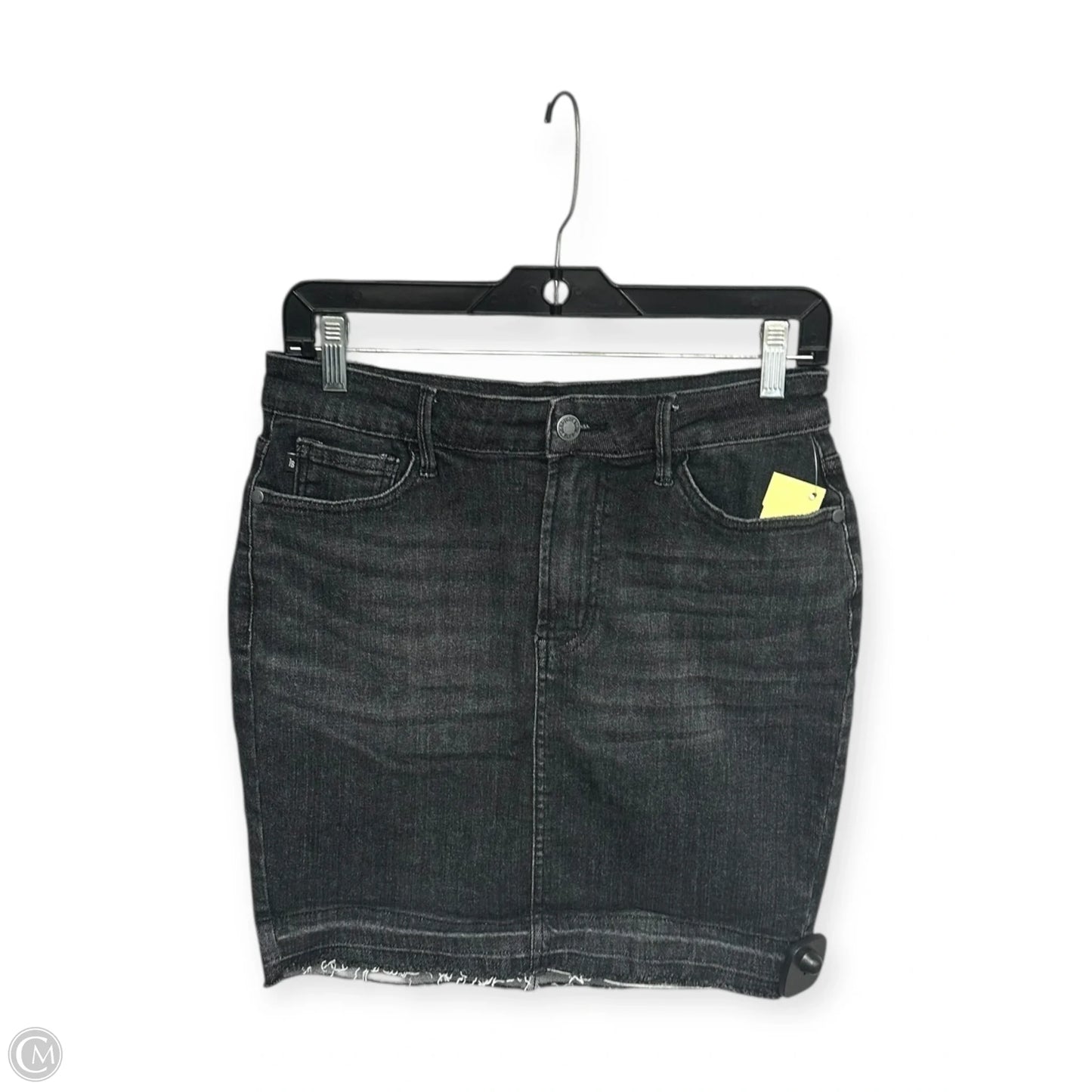 Skirt Midi By Judy Blue In Black Denim, Size: M