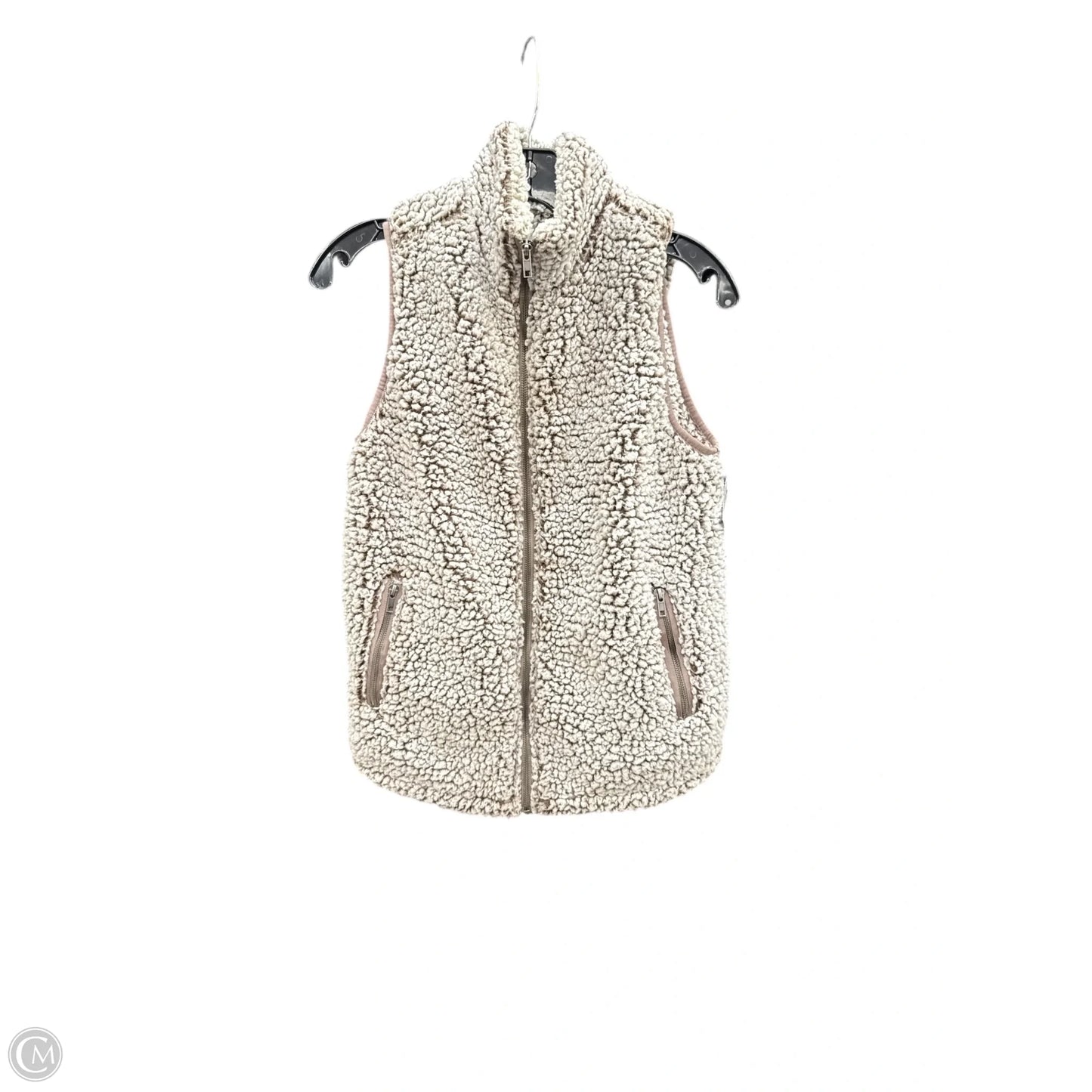 Vest Faux Fur & Sherpa By Thread And Supply In Brown, Size: S