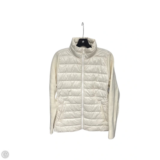 Jacket Puffer & Quilted By Lou And Grey In Ivory, Size: S
