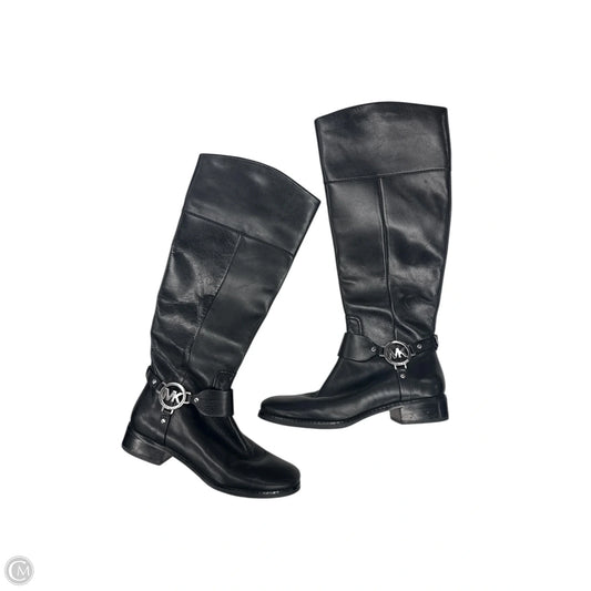 Boots Knee Heels By Michael By Michael Kors In Black, Size: 7