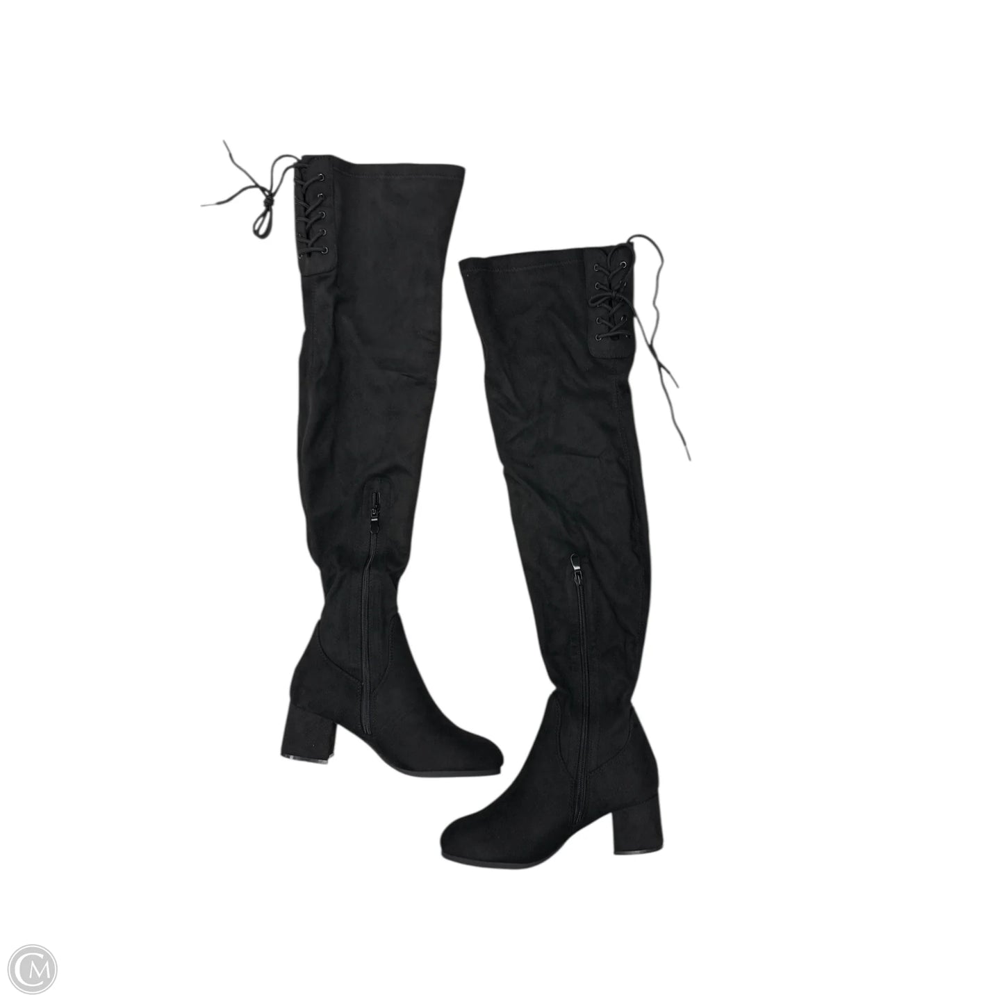 Boots Knee Heels By Dream Pairs In Black, Size: 6.5