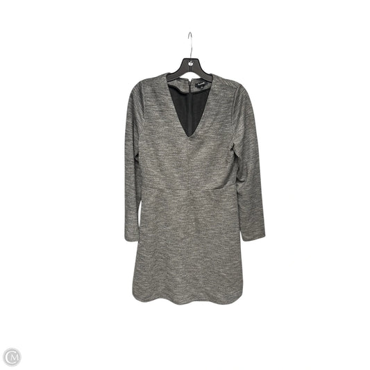 Dress Casual Midi By Madewell In Grey, Size: M