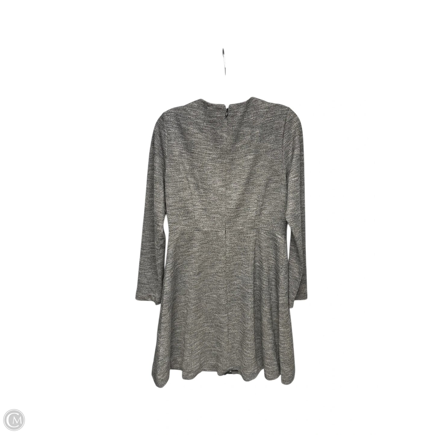 Dress Casual Midi By Madewell In Grey, Size: M