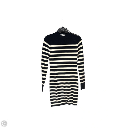 Dress Casual Midi By Everlane In Striped Pattern, Size: M