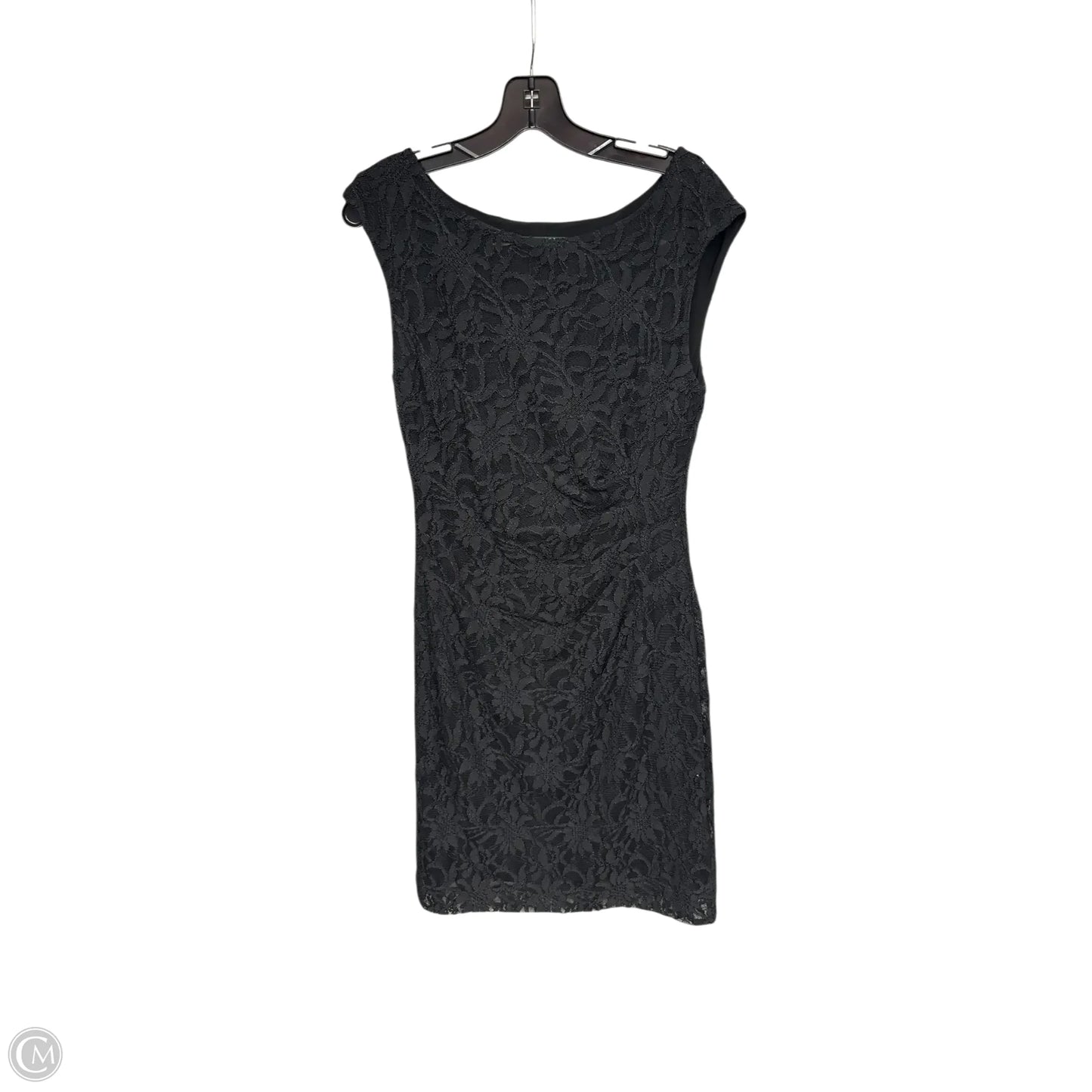 Dress Party Midi By Lauren By Ralph Lauren In Black, Size: 6
