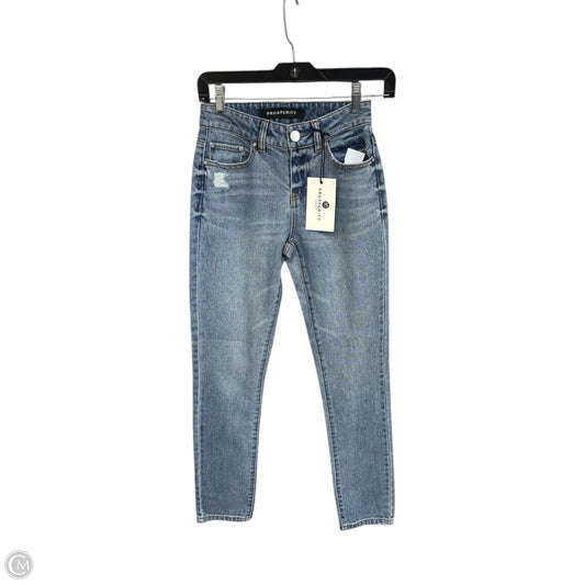 Jeans Straight By Clothes Mentor In Blue Denim, Size: 24