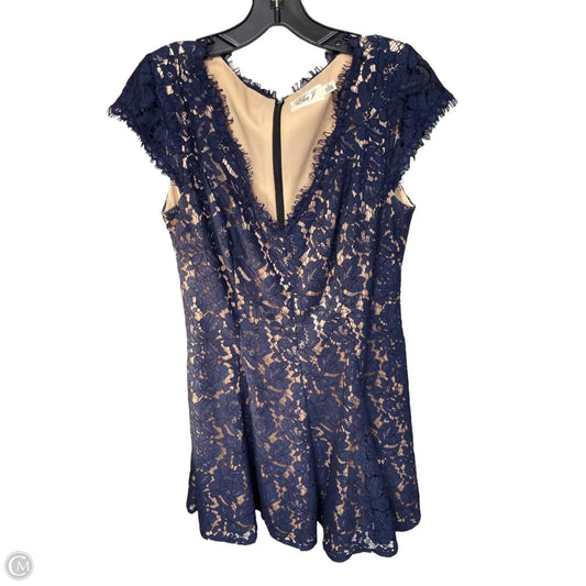 Dress Party Midi By Eliza J In Navy, Size: 10