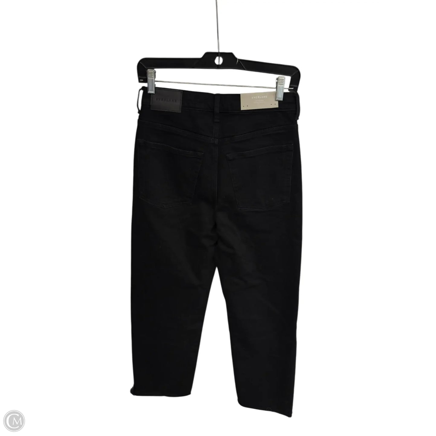 Jeans Straight By Everlane In Black Denim, Size: 26