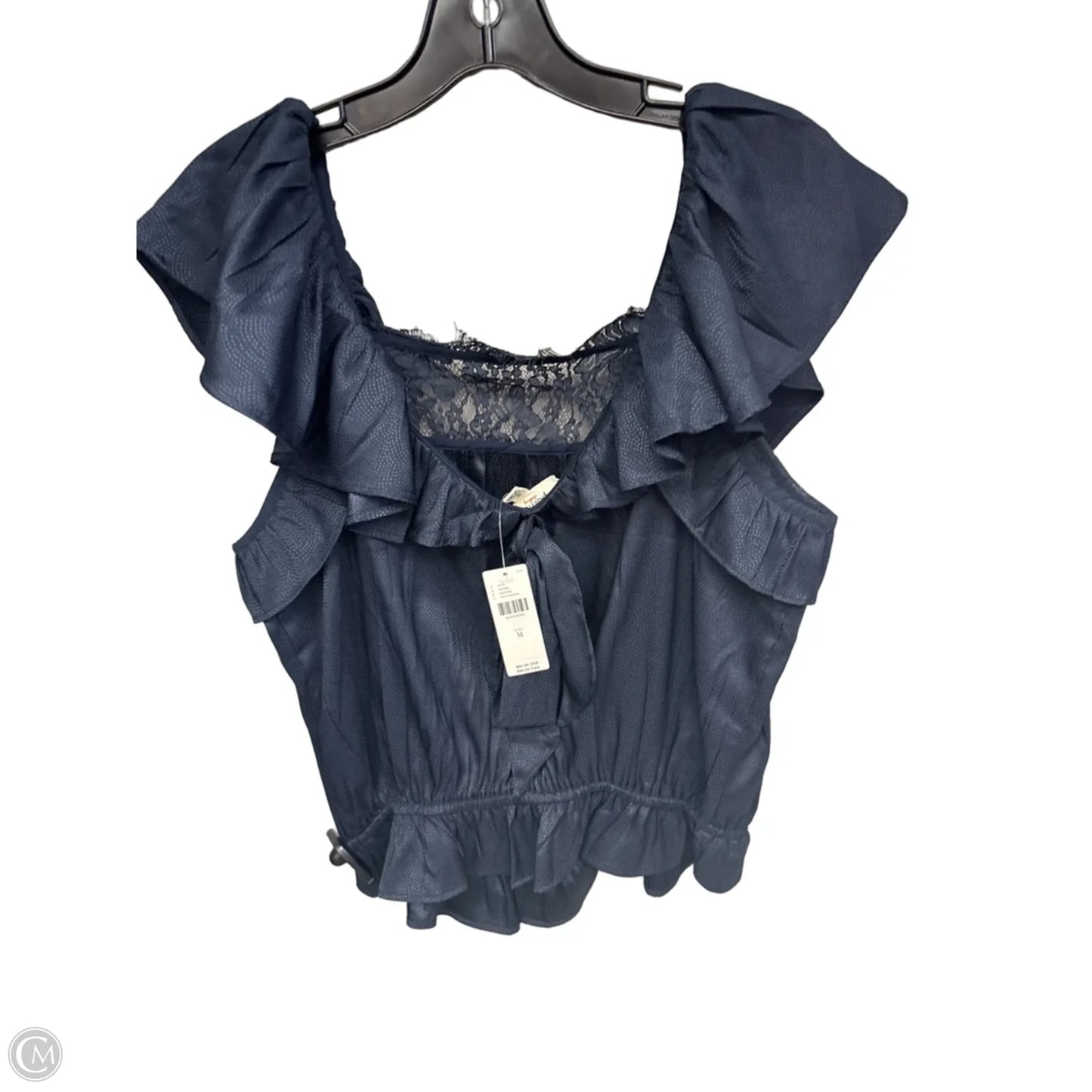 Top Sleeveless By Porridge In Navy, Size: M
