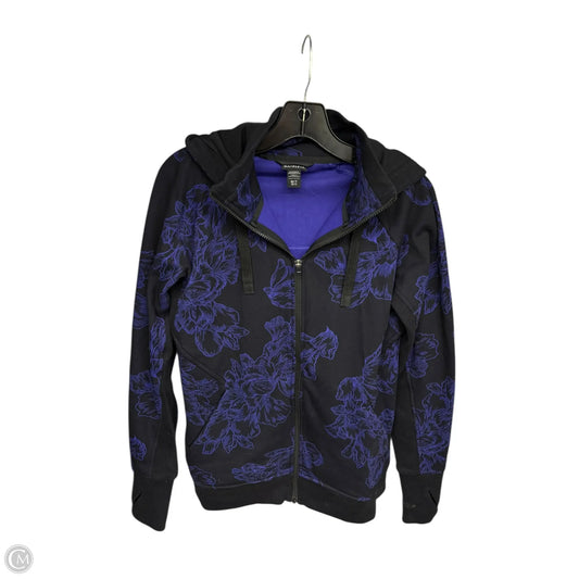 Athletic Jacket By Athleta In Black & Purple, Size: M