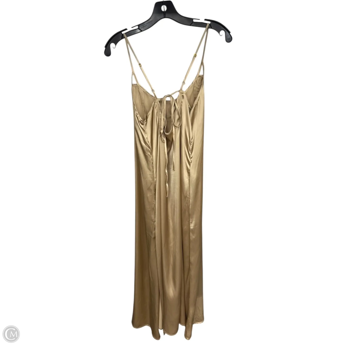 Dress Casual Maxi By Anthropologie In Gold, Size: L