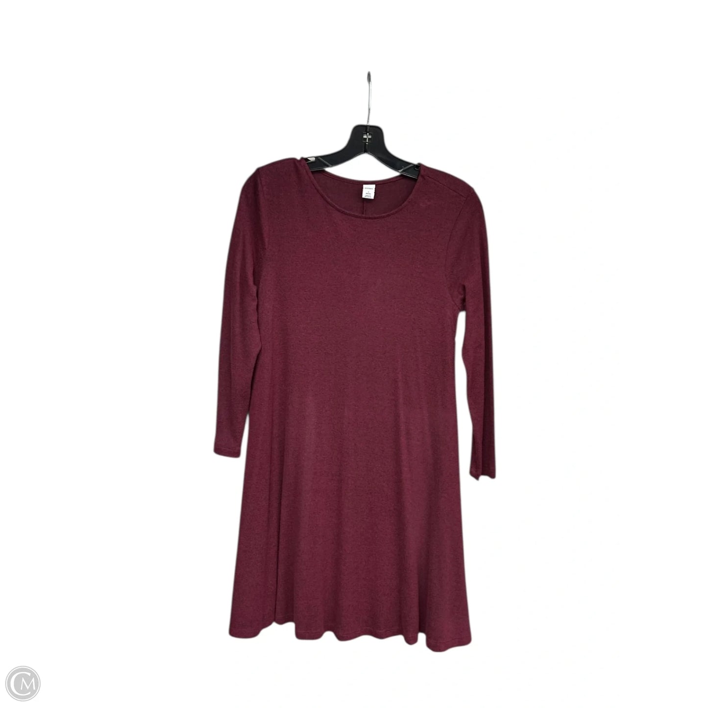 Dress Casual Midi By Old Navy In Maroon, Size: Sp