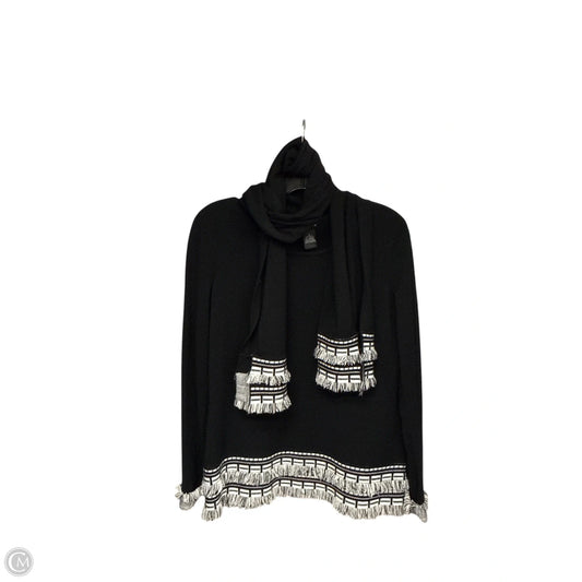 Top Long Sleeve By Clothes Mentor In Black & White, Size: S