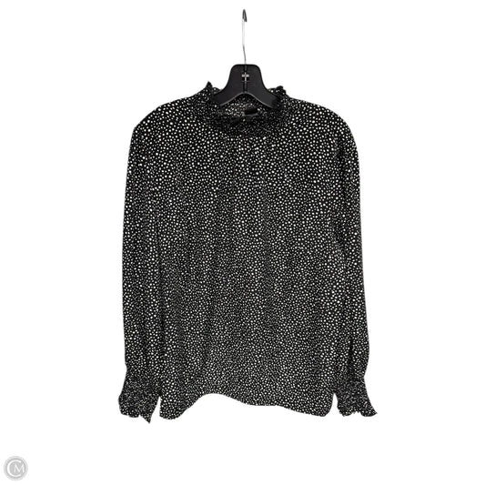 Blouse Long Sleeve By Sanctuary In Black & White, Size: 1x