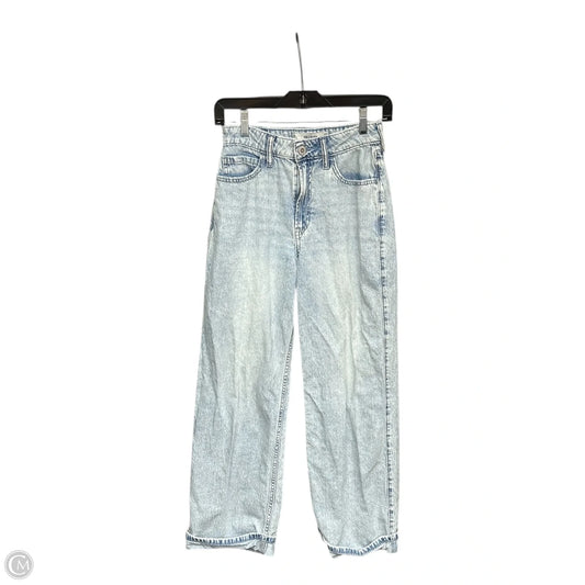 Jeans Straight By Hollister In Blue Denim, Size: 24