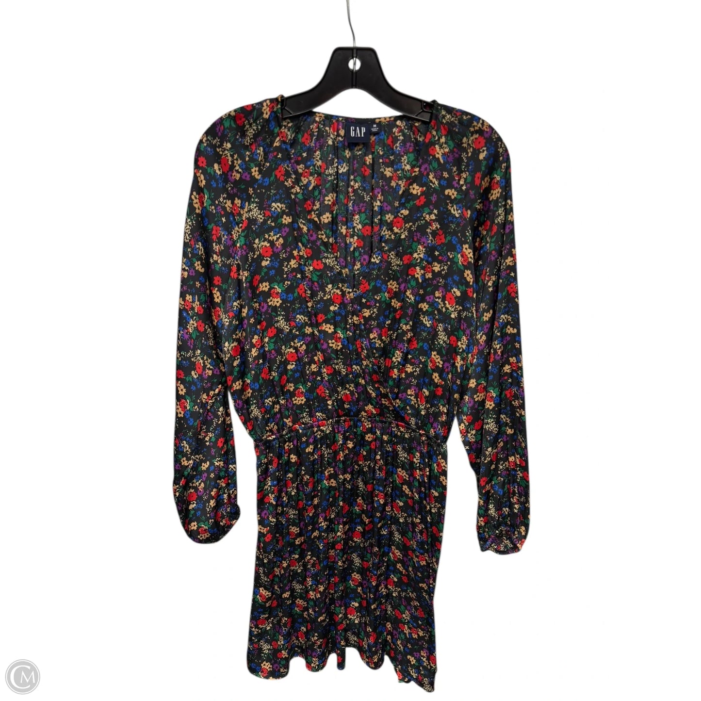 Dress Casual Midi By Gap In Floral Print, Size: M