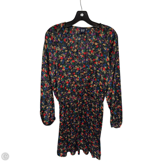 Dress Casual Midi By Gap In Floral Print, Size: M