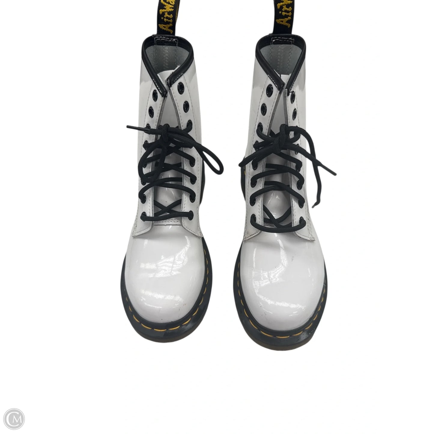 Boots Combat By Dr Martens In White, Size: 7