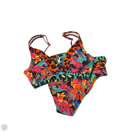 Swimsuit 2pc By Clothes Mentor In Multi-colored, Size: S