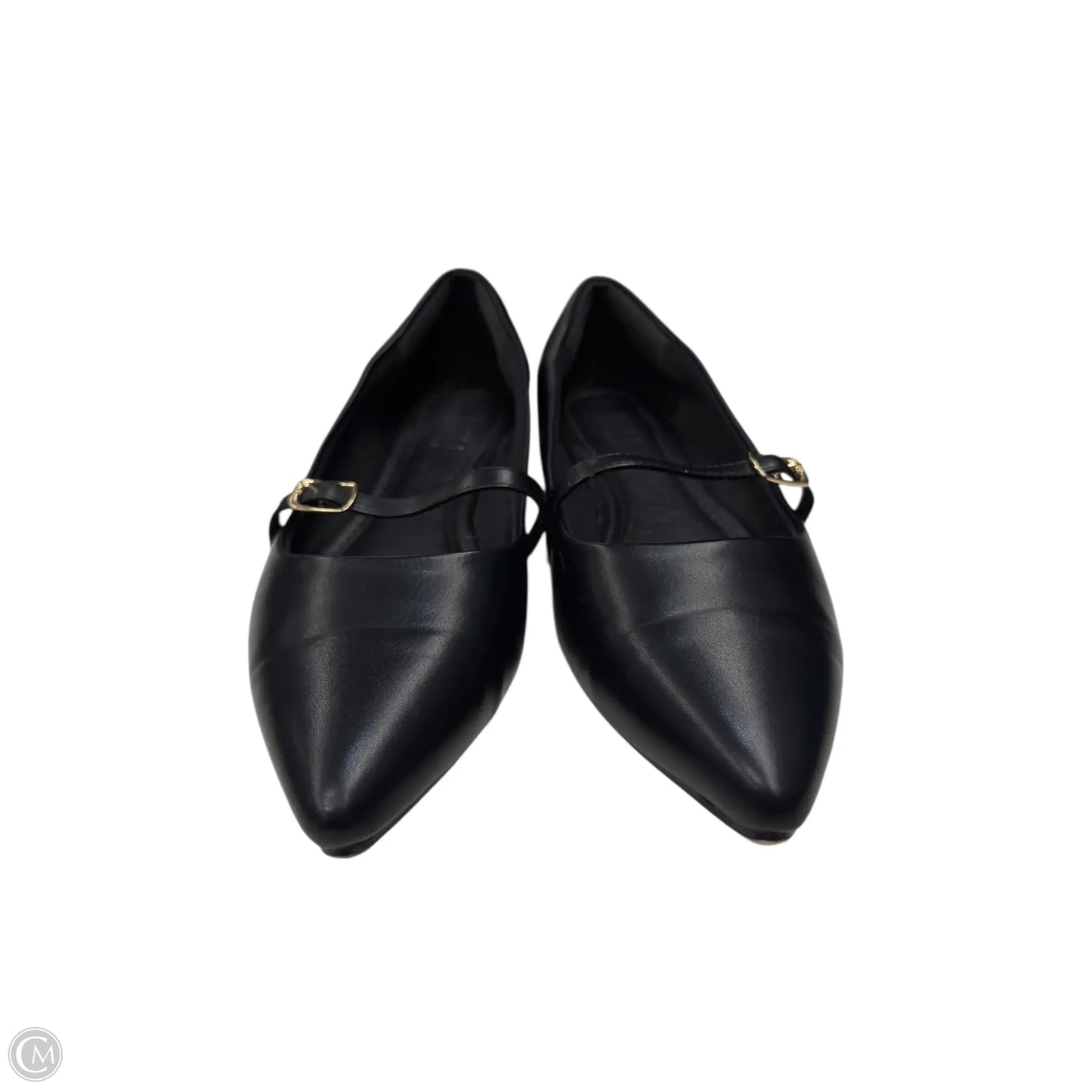 Shoes Flats By Clothes Mentor In Black, Size: 10.5