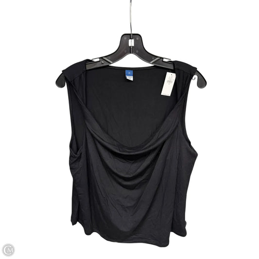 Top Sleeveless By Old Navy In Black, Size: 2x