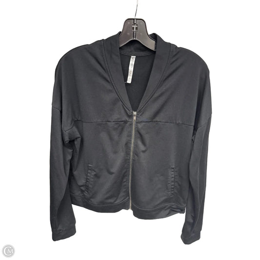Athletic Jacket By Fabletics In Black, Size: M