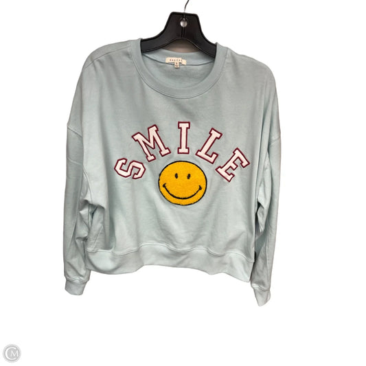 Sweatshirt Crewneck By Baevely In Aqua, Size: S