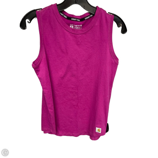Athletic Tank Top By Carhartt In Purple, Size: M