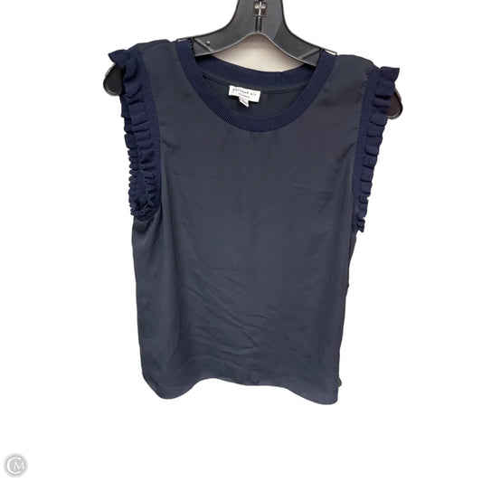 Top Sleeveless By Current Air In Navy, Size: L