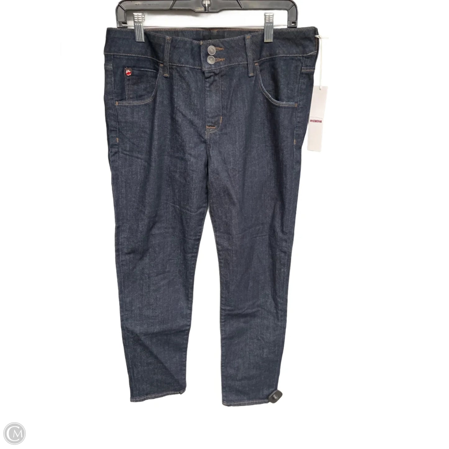 Jeans Straight By Hudson In Blue Denim, Size: 12