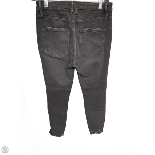 Jeans Skinny By Good American In Black Denim, Size: 8