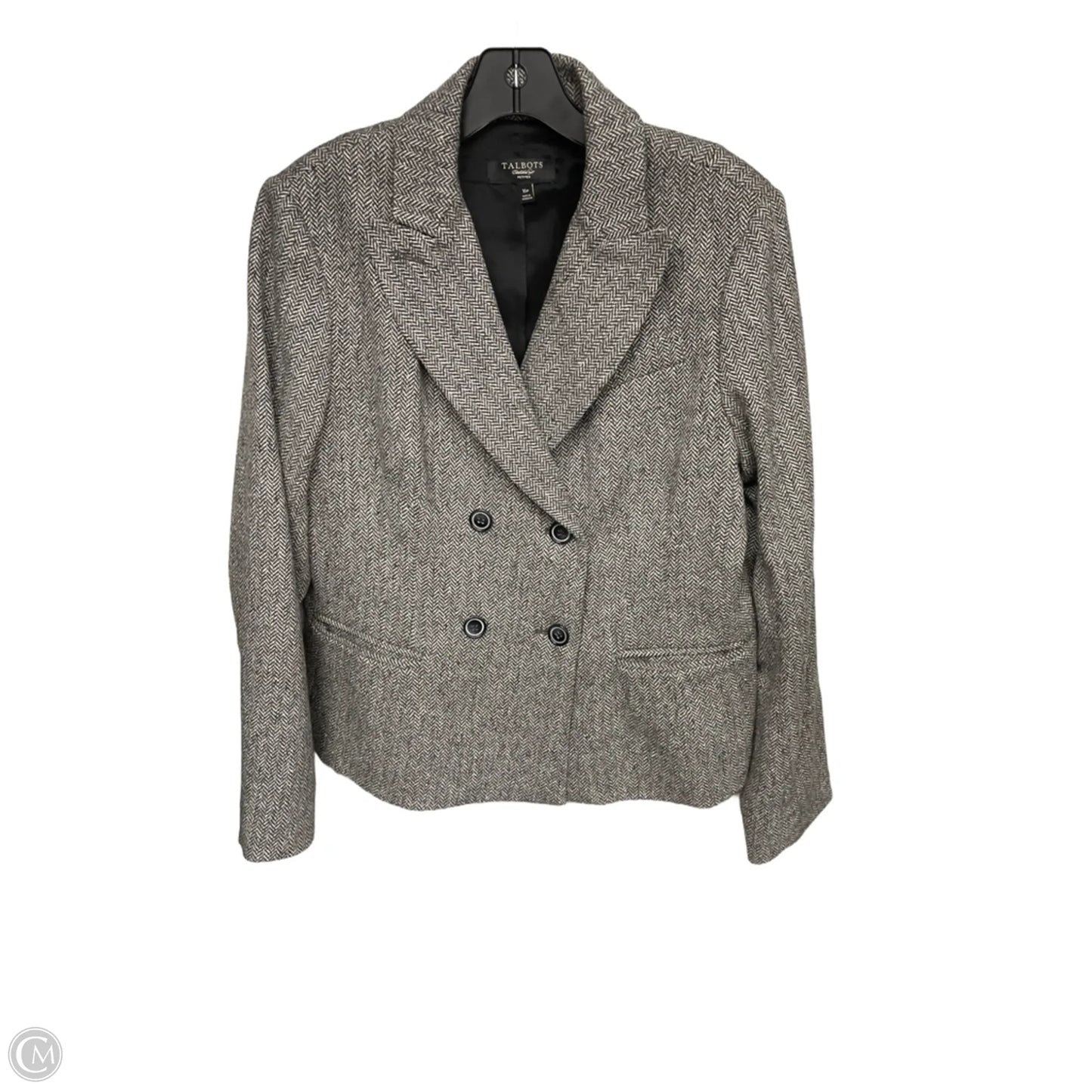 Blazer By Talbots In Grey, Size: 18