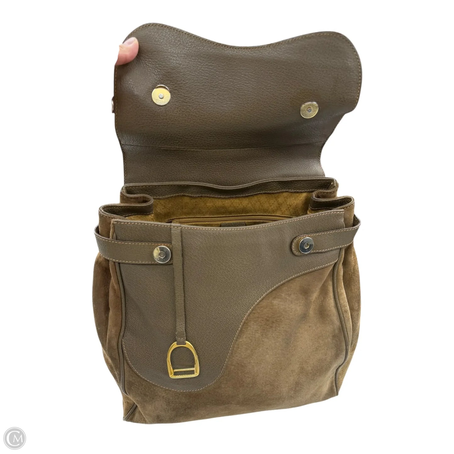 Backpack Luxury Designer By Gucci, Size: Large